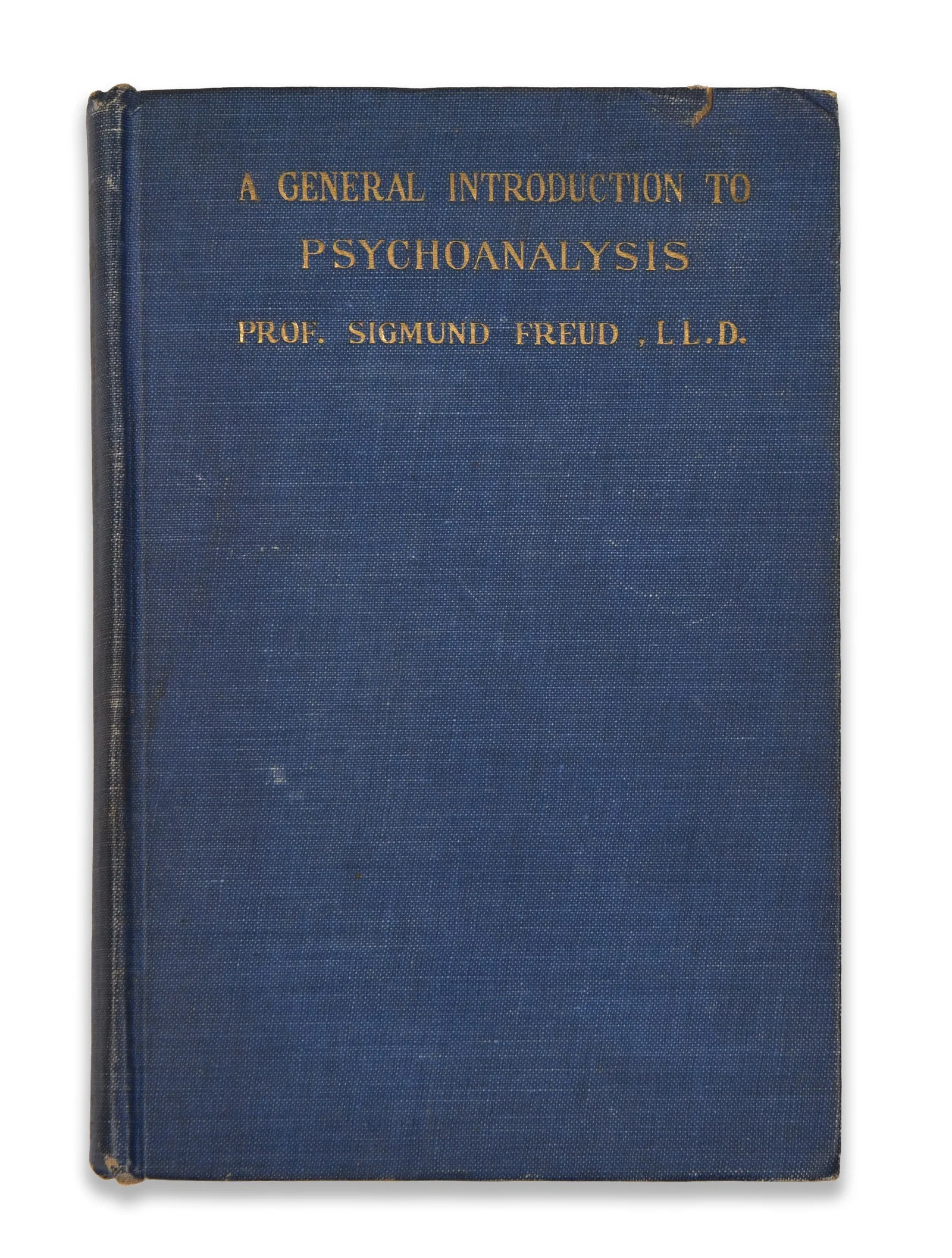 SIGMUND FREUD – SIGNED A GENERAL INTRODUCTION TO PSYCHOANALYSIS (BONI AND LIVERIGHT, NEW YORK)