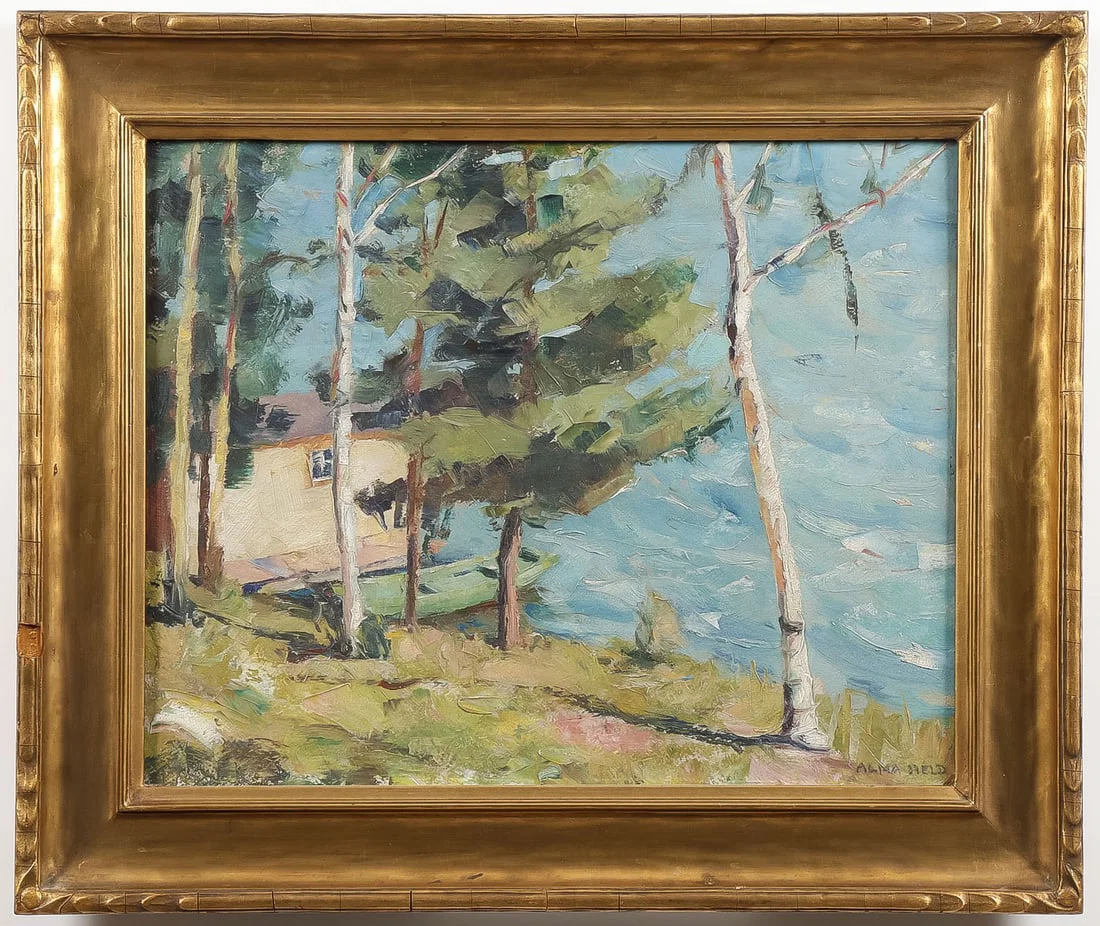 SIGNED AMERICAN IMPRESSIONISTIC LANDSCAPE