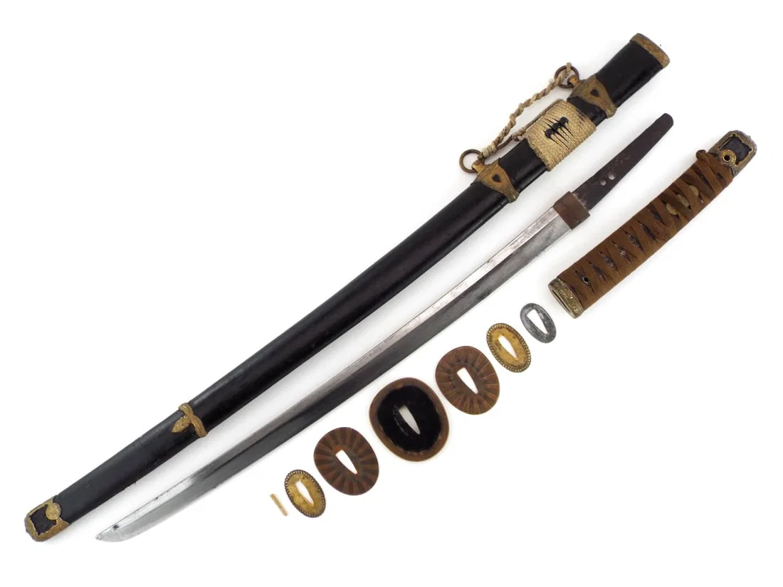 Signed Edo Period WWII Japanese Navy Sword