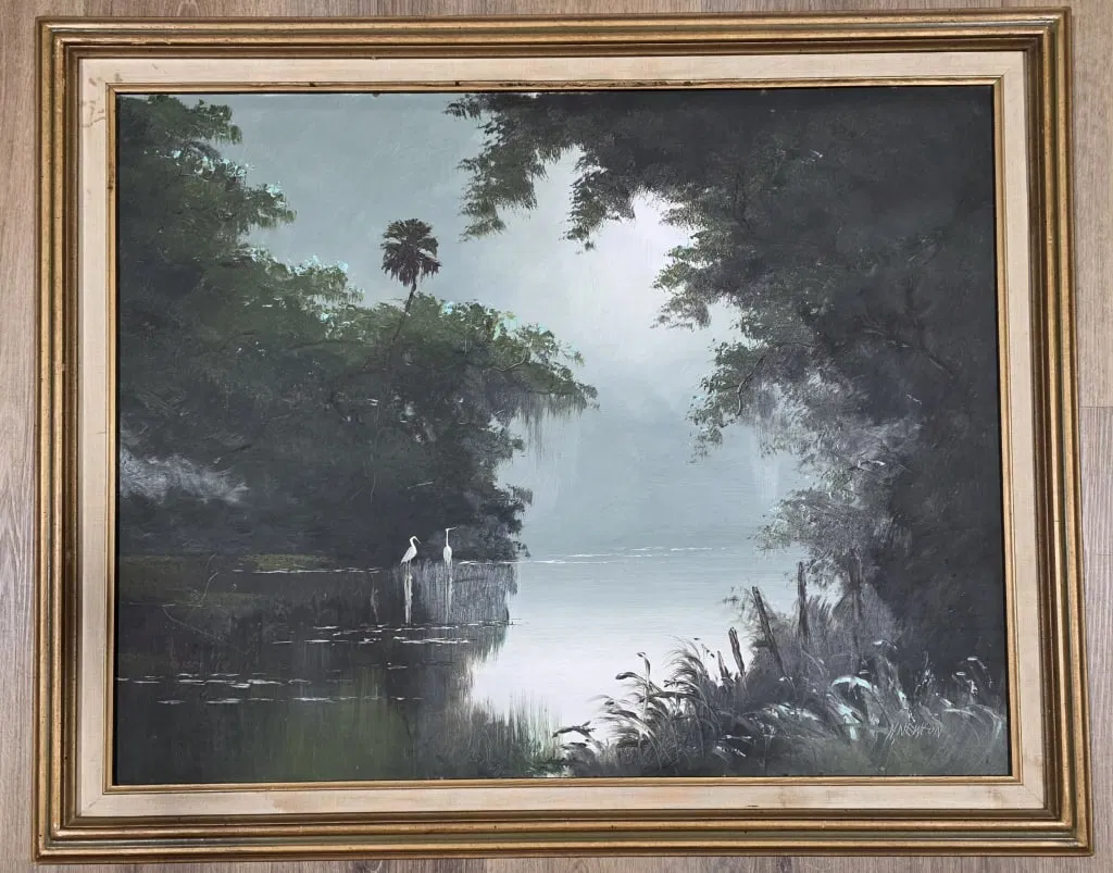Signed Fl. Highwaymen Harold Newton Painting