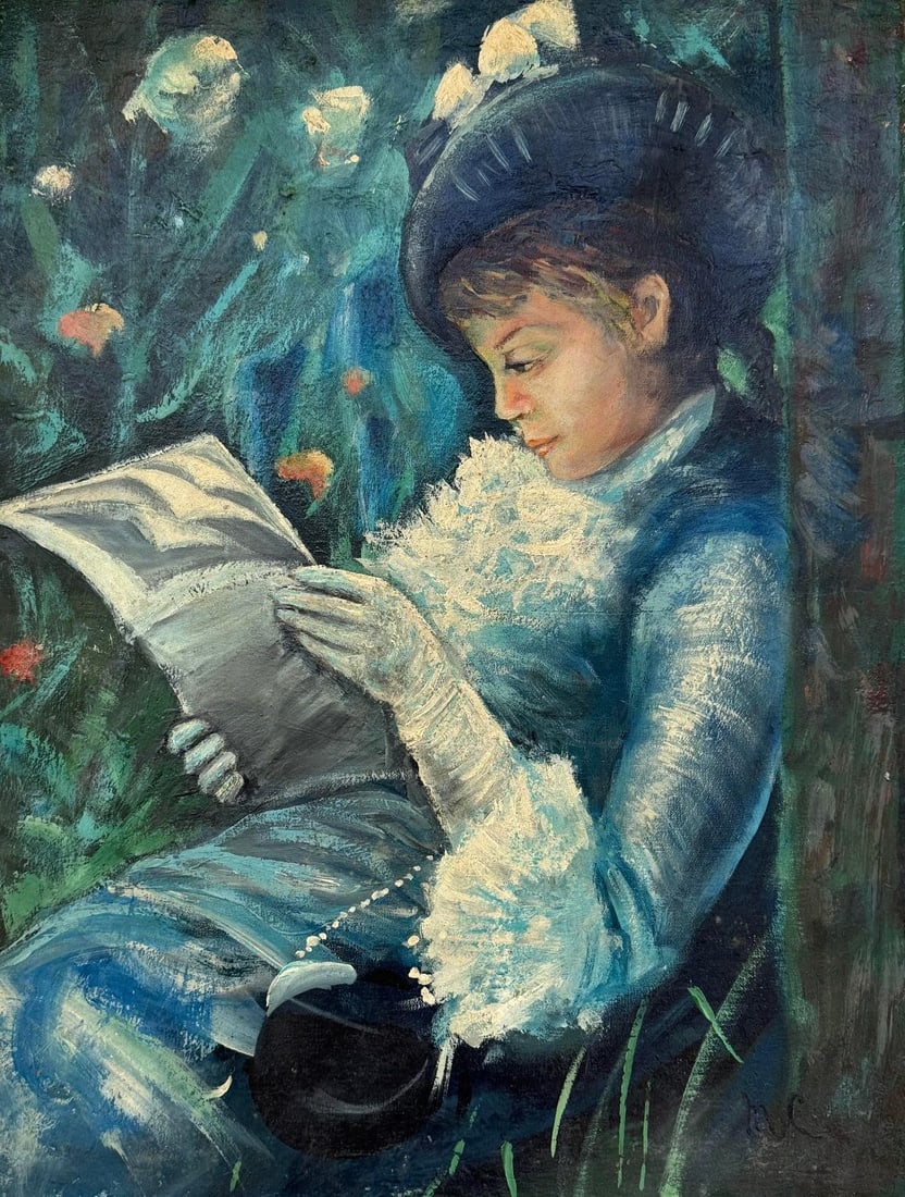 Signed with initials M C. oil painting on canvas Measurements: 65 x 50 cm Title: Young British Boy