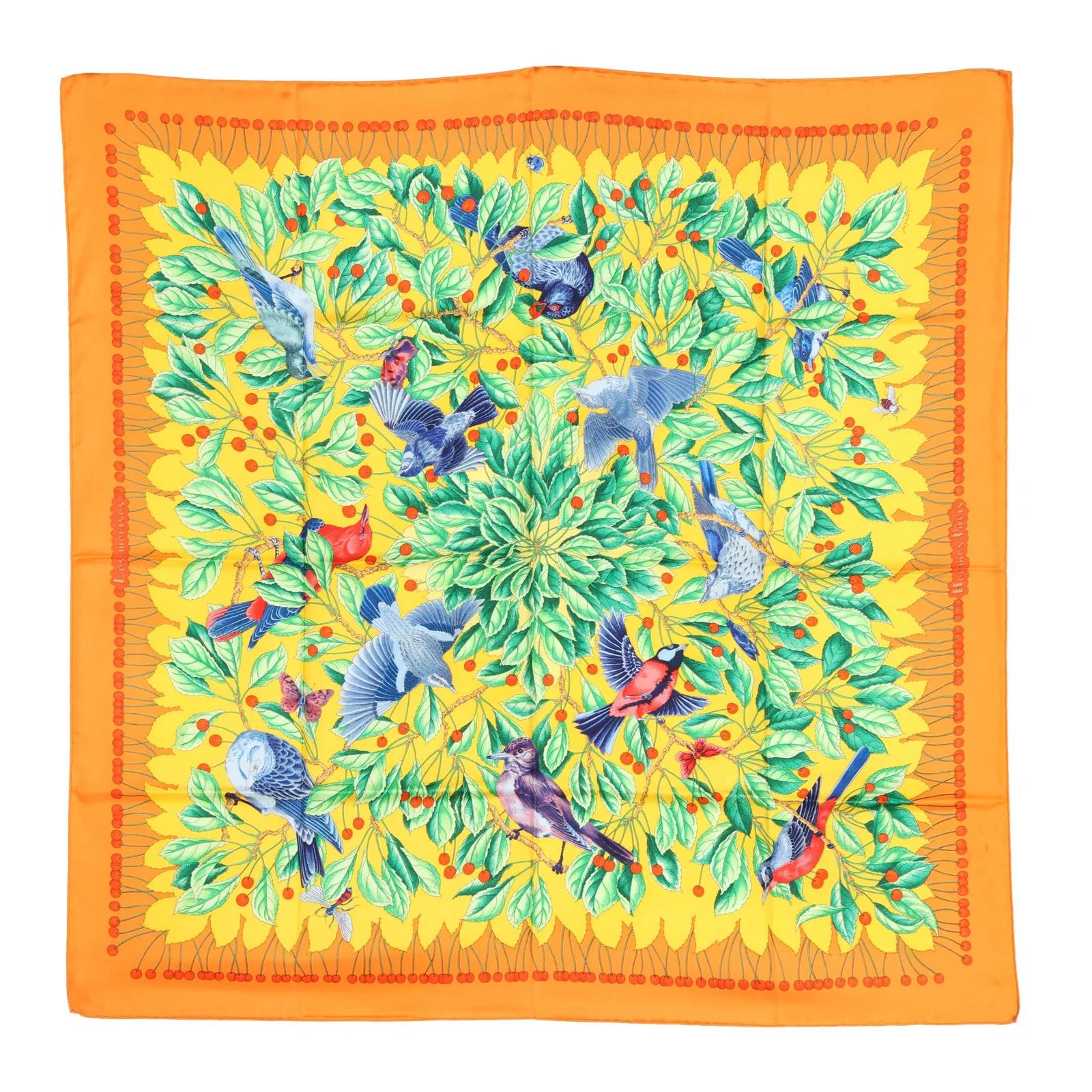 Silk Les Merises Scarf, Hermès