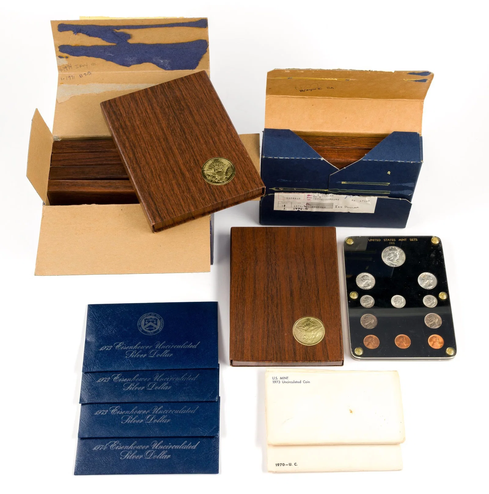 Silver Eisenhower Dollars and Mint Sets