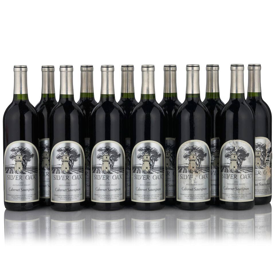 Silver Oak Cabernet Sauvignon Alexander Valley, 1993 (12 bottles, 750ml)