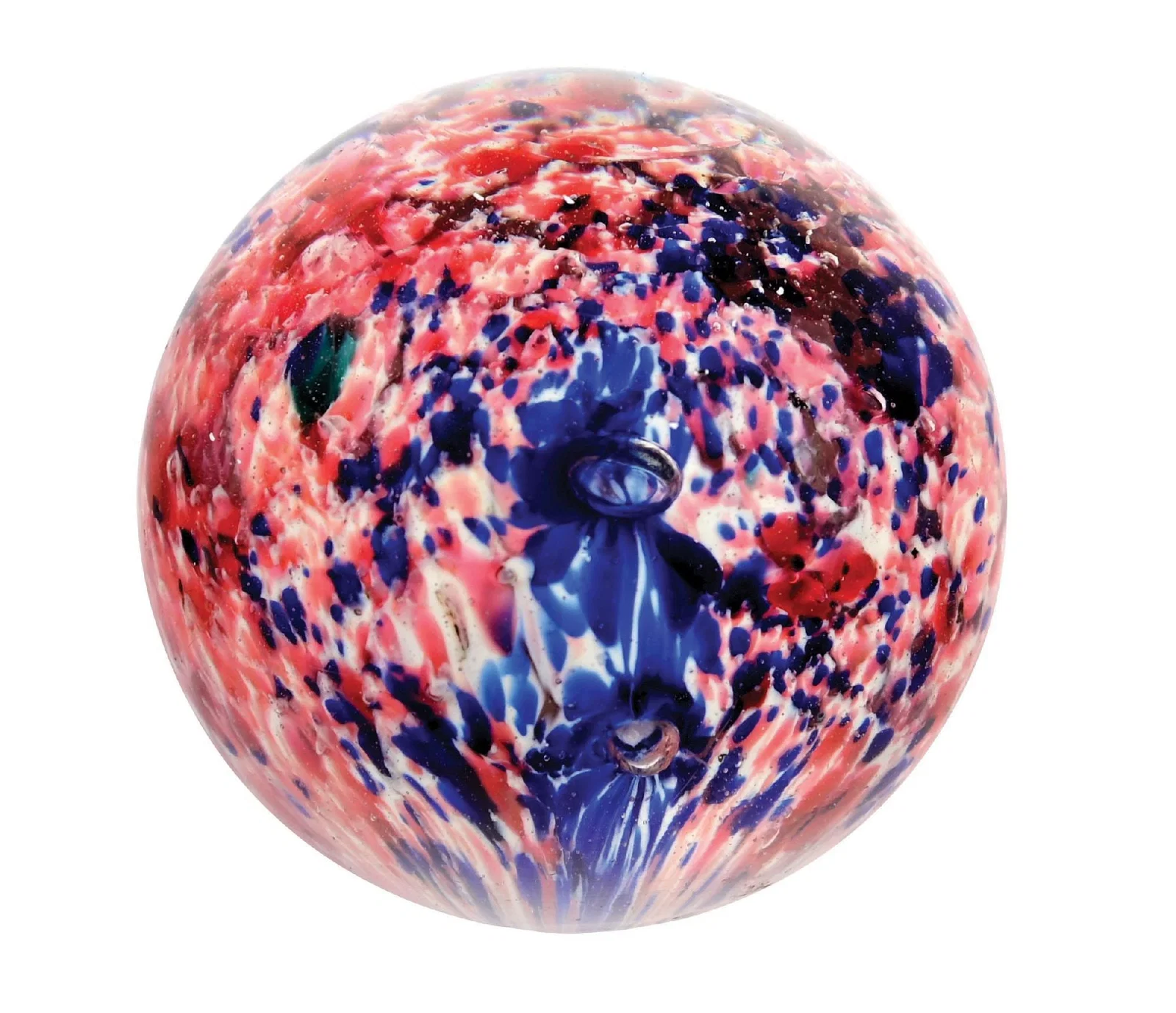 SINGLE-PONTIL END OF DAY MARBLE