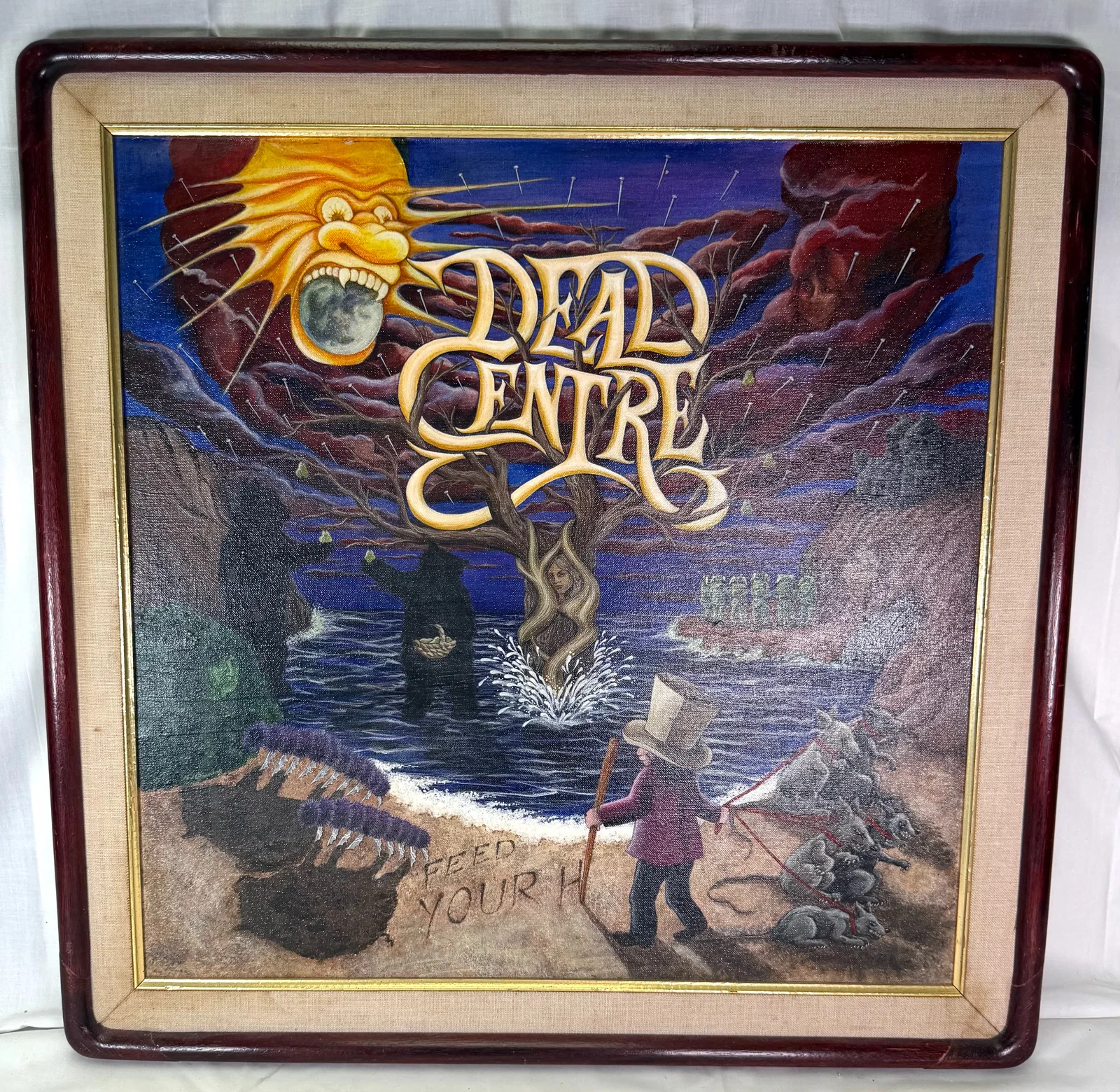 Something Coming - Dead Centre - Album Artwork by NJ Canning