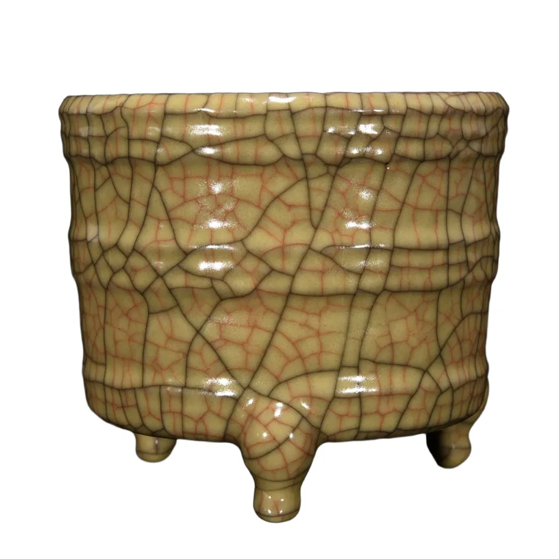 Song Dynasty Ge Kiln Tripod Xuan Pattern Censer