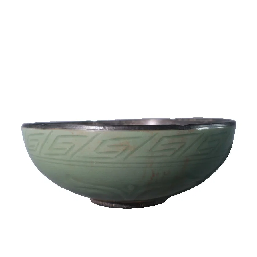 Song Dynasty Longquan Kiln Plum Green Glazed Bowl