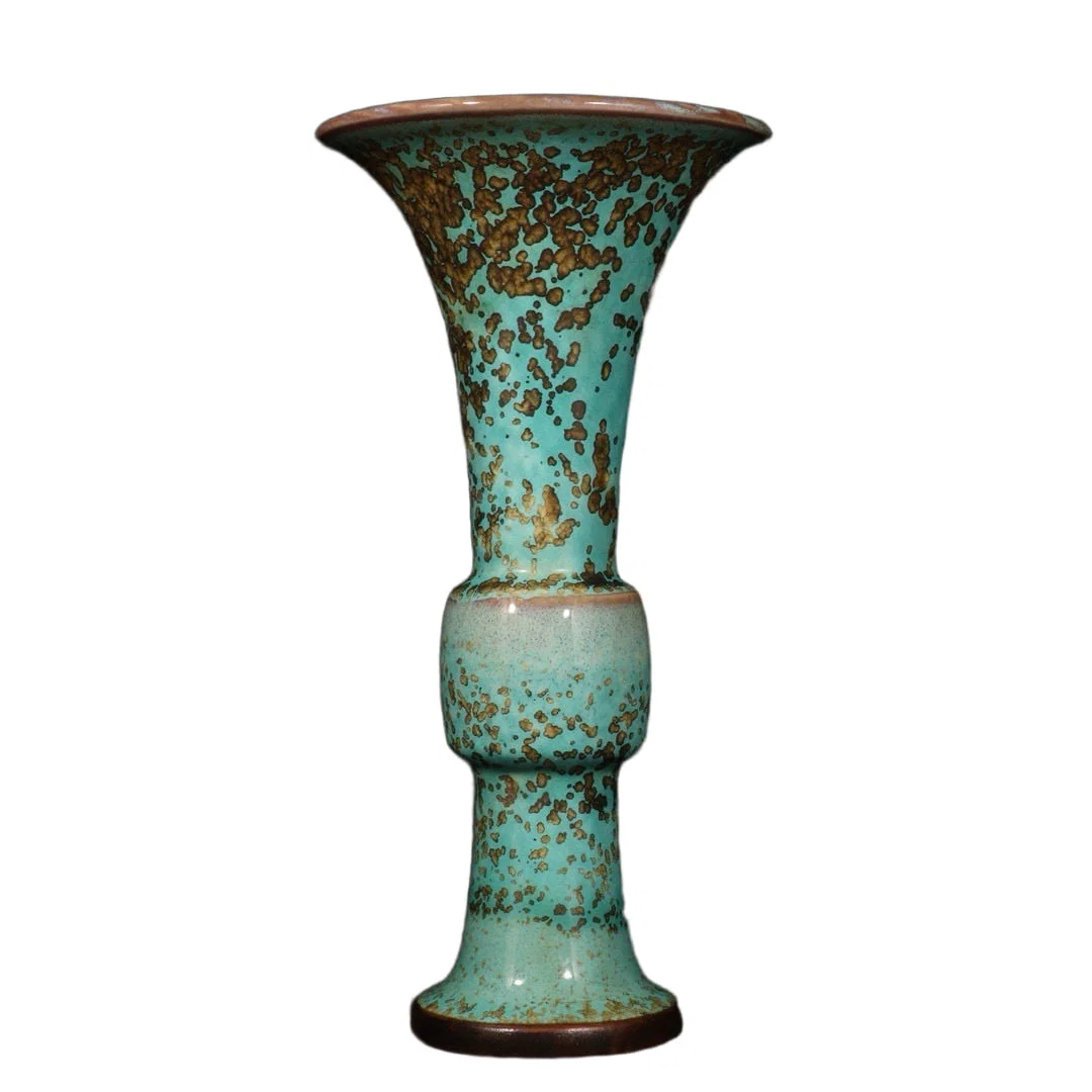 Song Jun Kiln Gilt Vase