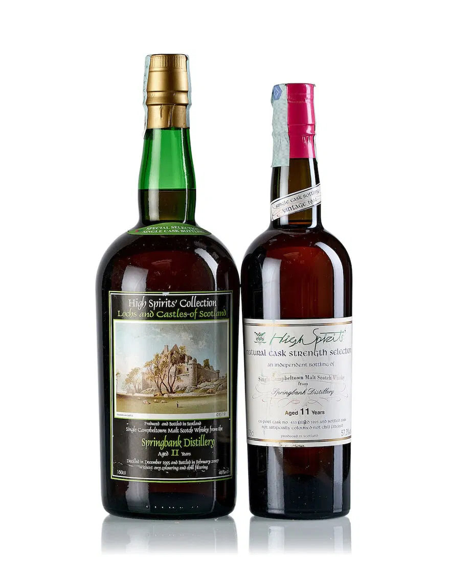 Springbank 11 Year Old Cask #433, 1995 (1x 750ml) Springbank 11 Year Old Cask #434, 1995 (1x 15...
