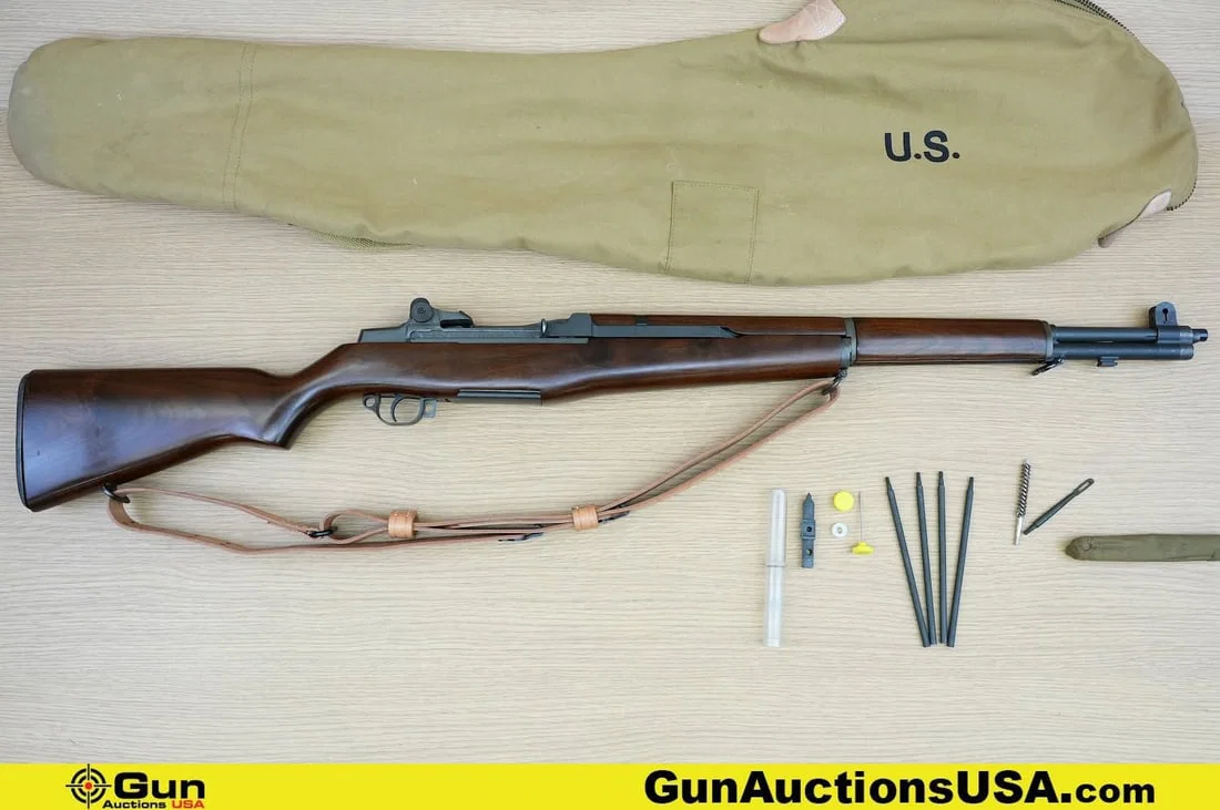Springfield M1 GARAND .30 Cal. NM STAMPED Rifle . Excellent. 24" Barrel. Shootable Bore, Tight