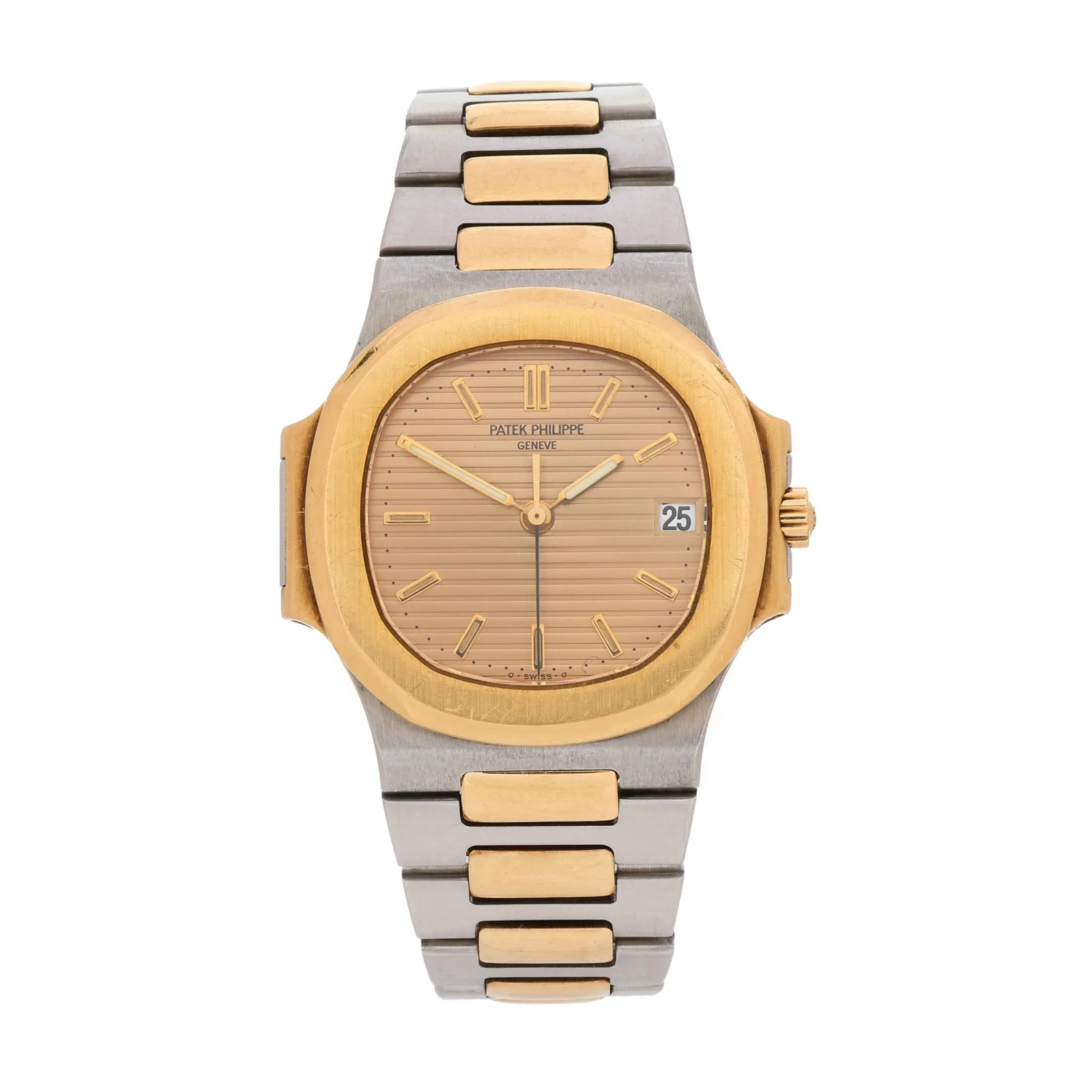 Stainless Steel and Gold Nautilus Watch, Patek Philippe