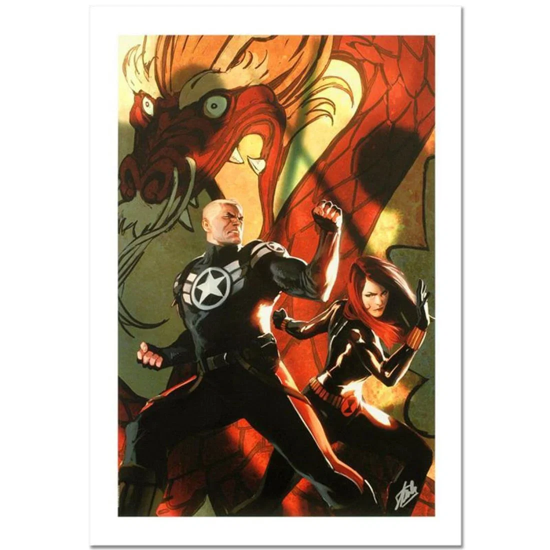 Stan Lee Signed, Marvel Comics Limited Edition Canvas 2/10 "Secret Avengers #6" with Certificate of
