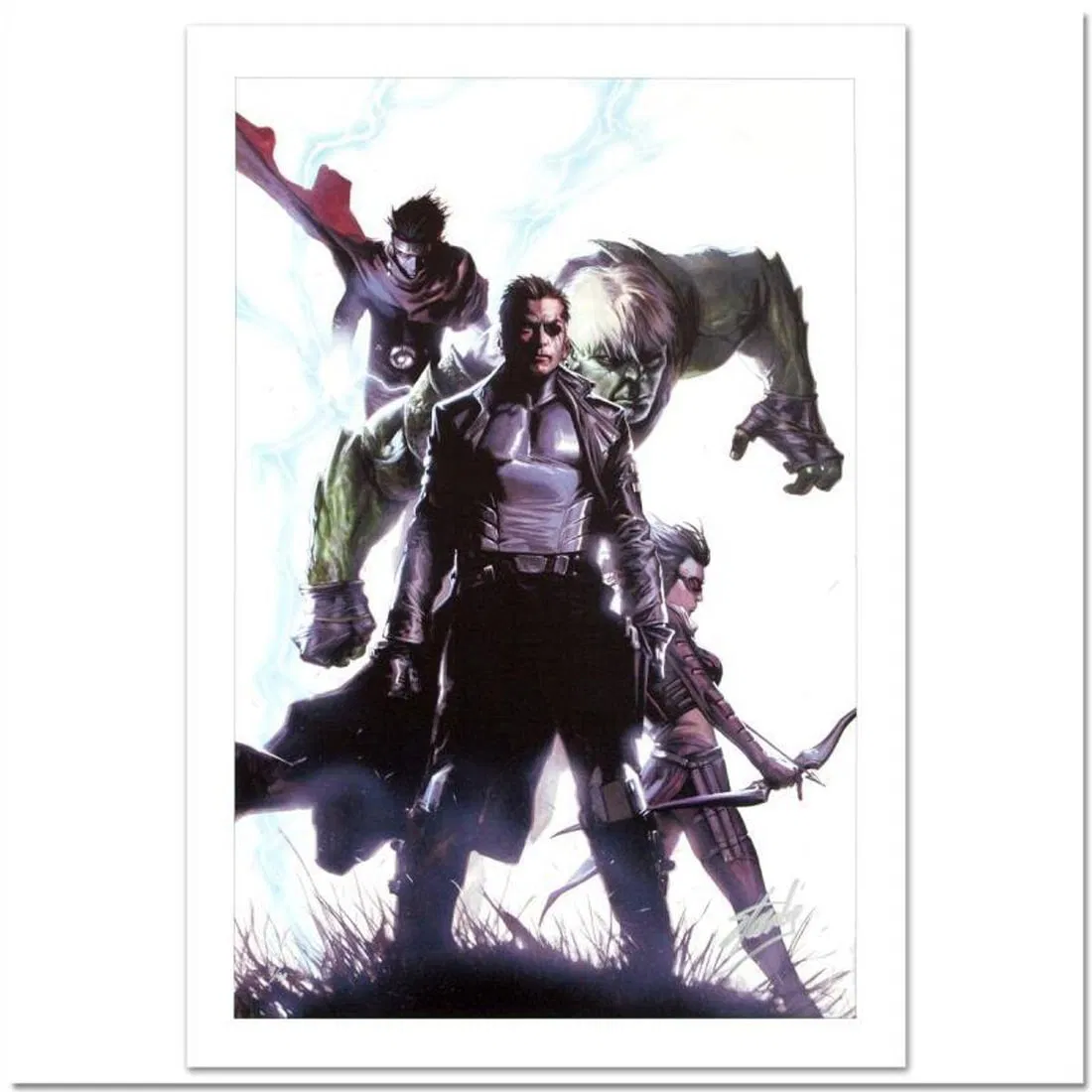Stan Lee Signed, Marvel Comics Limited Edition Canvas 2/99 "Secret Invasion #4" with Certificate of