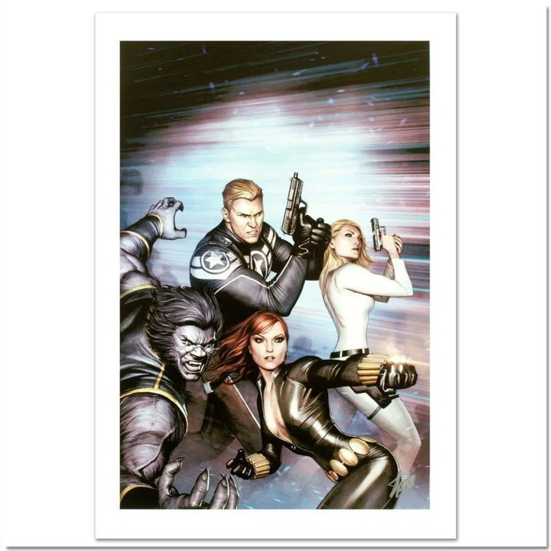 Stan Lee Signed, Marvel Comics "Secret Avengers #13" Limited Edition Canvas, Numbered 7/99 with