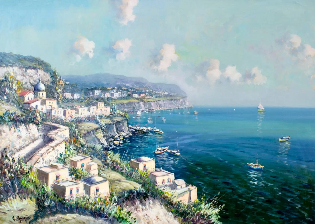 Starzino (Italy,20C) oil painting