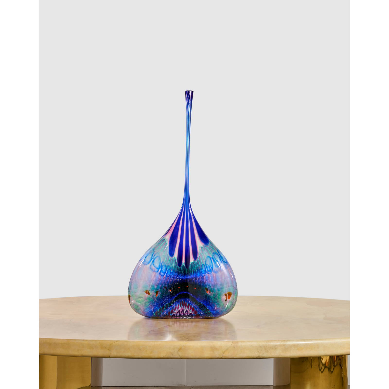 STEPHEN ROLFE POWELL (1951-2019) 'Blue Stretching Sticky'2000from the 'Teaser' series, seat-shap...