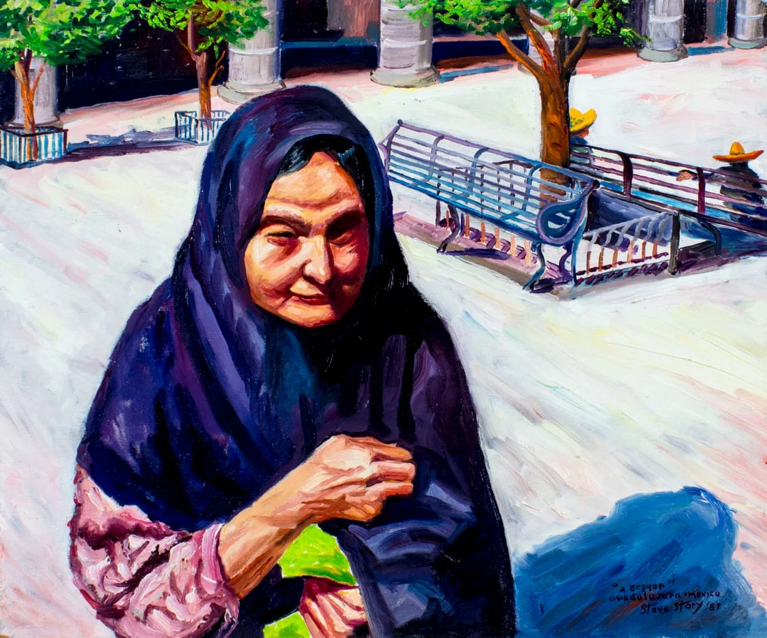 Stephen Story (NY,1915-1988) oil painting