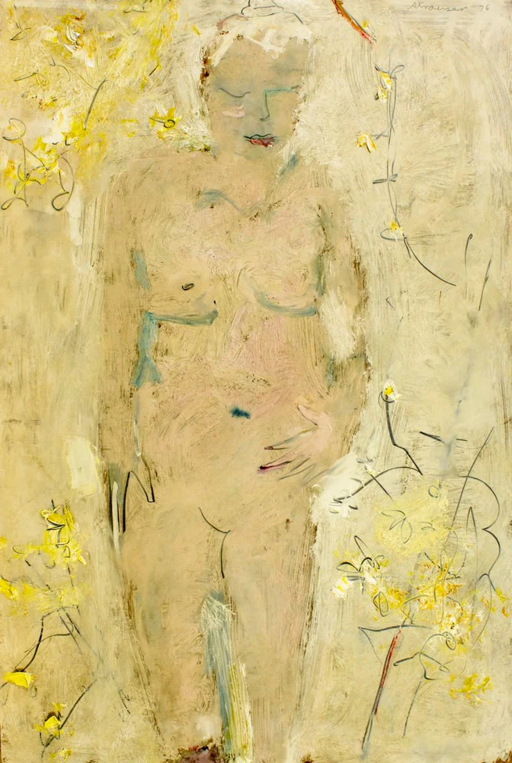 Sterling Strauser (PA,1907-1995) oil painting