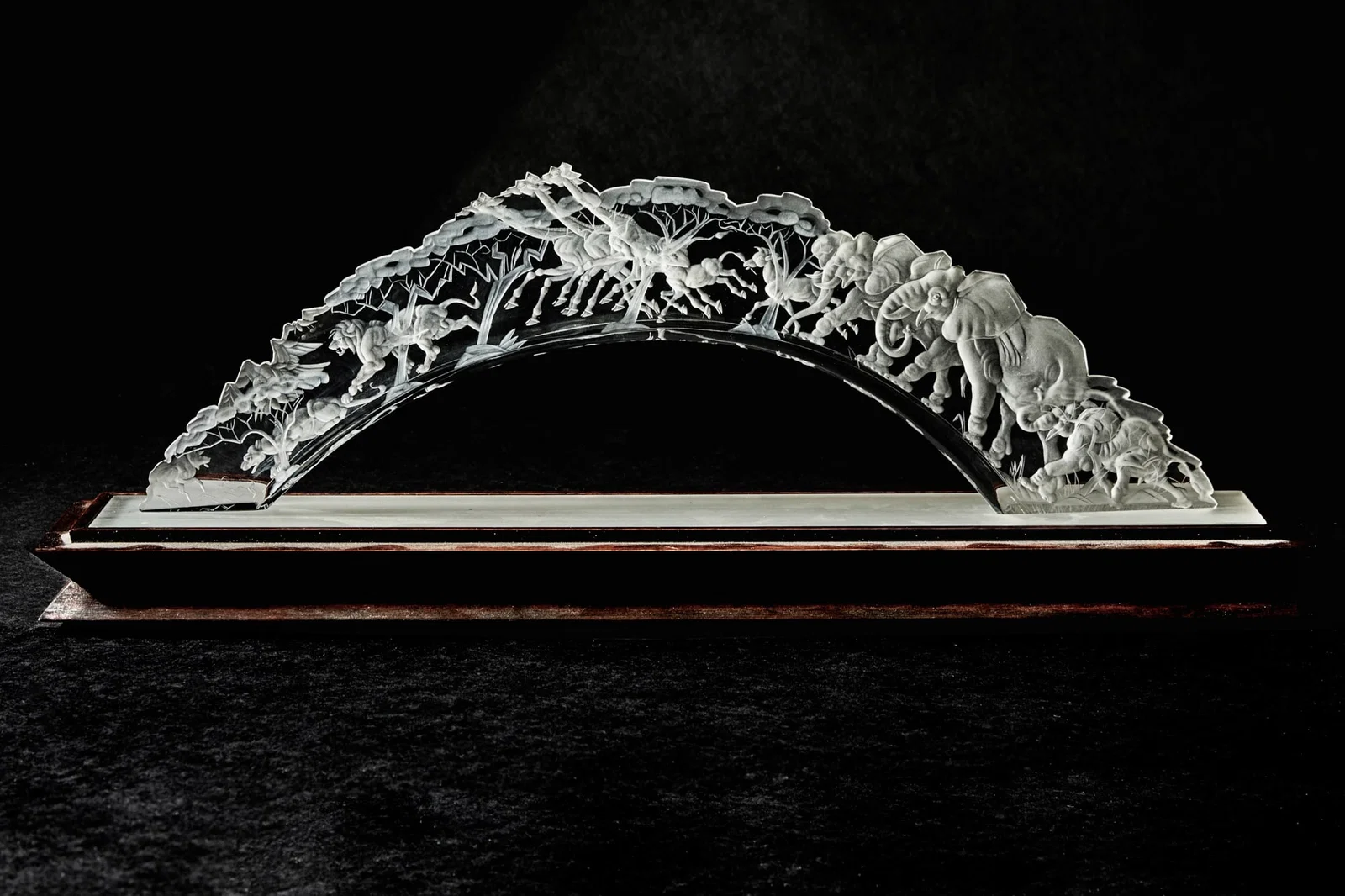 Steuben Glass Kisima Sculpture