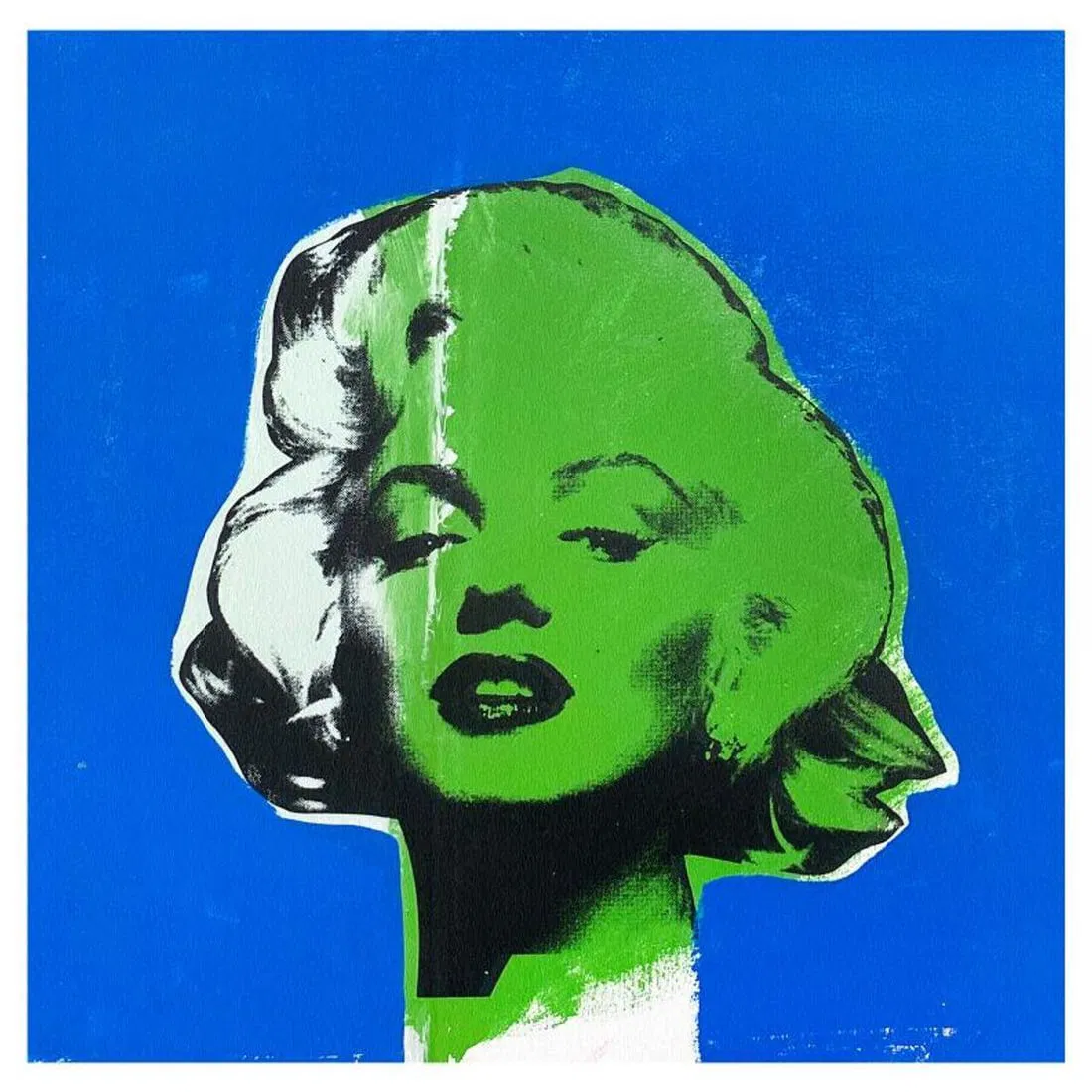 Steve Kaufman (1960-2010), "Marilyn Monroe" Hand Embellished Limited Edition Silkscreen Mixed Media