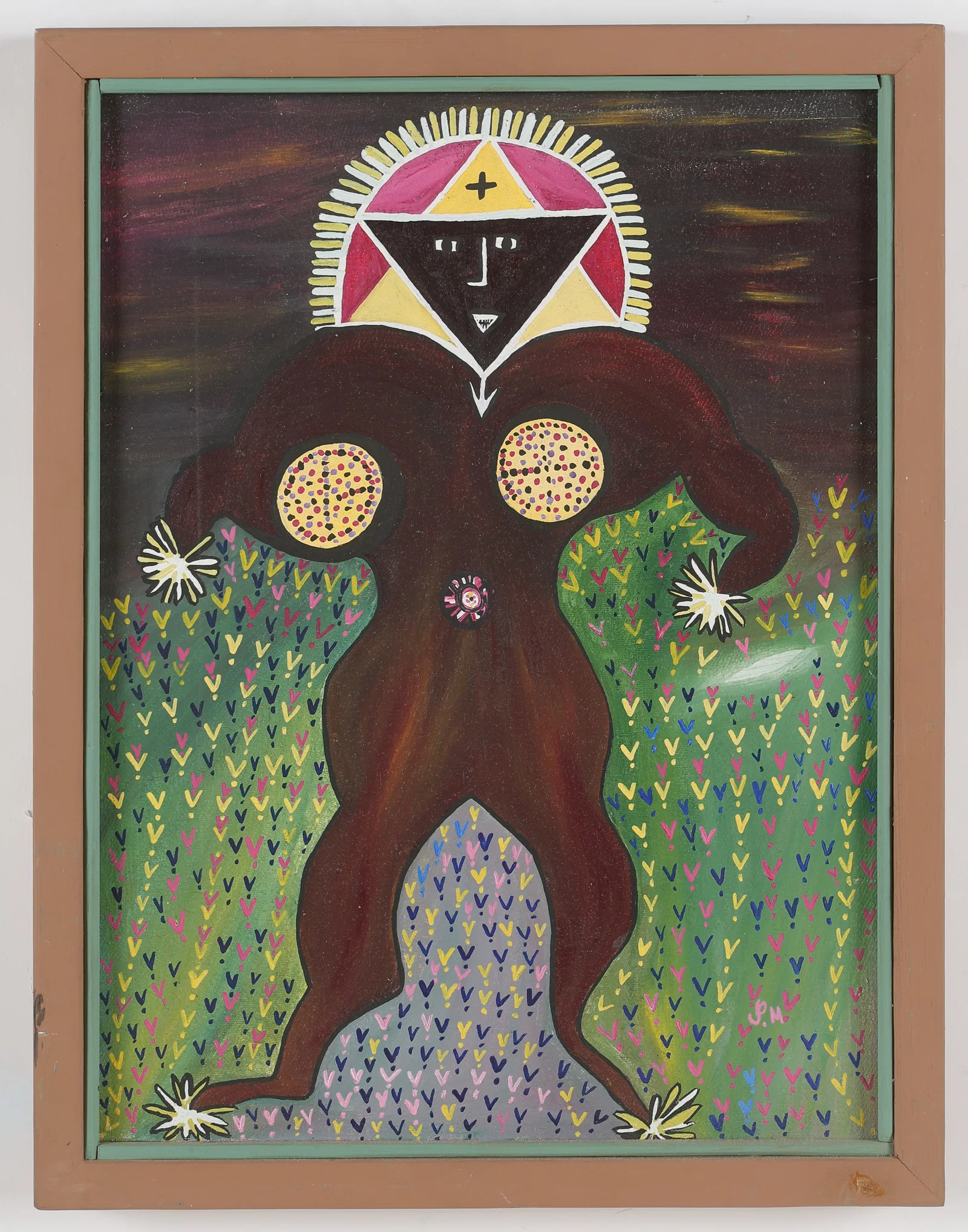 Stivenson Magloire (Haitian/Haiti) Oil Painting, 16" x 12"