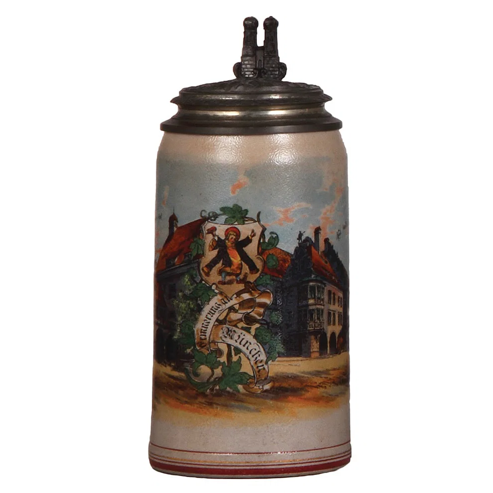 Stoneware stein, 1.0L, Kgl. Hofbrauhaus