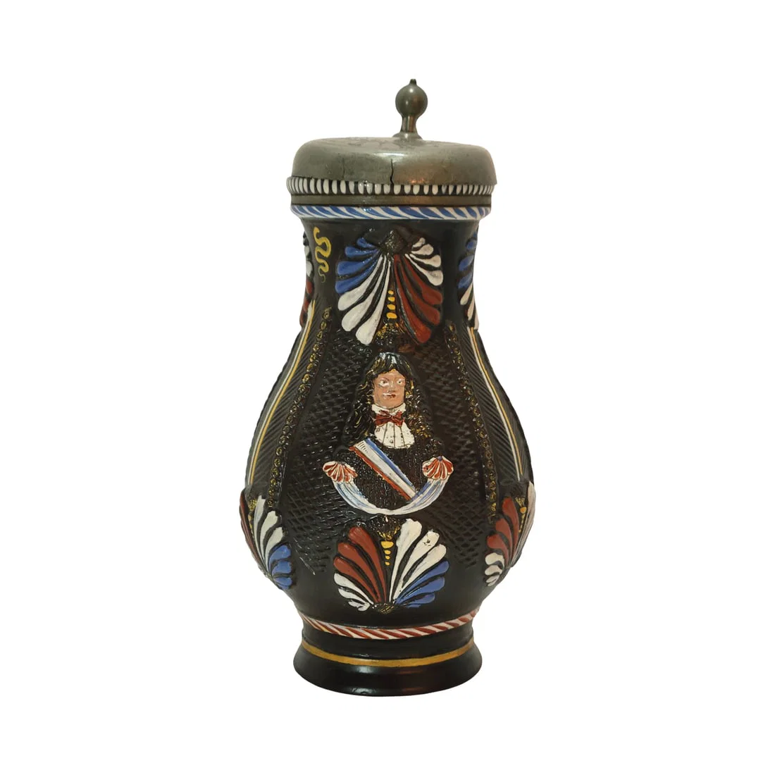 Stoneware Stein, German Beer Stein, Dippoldiswalde Portrait Stein