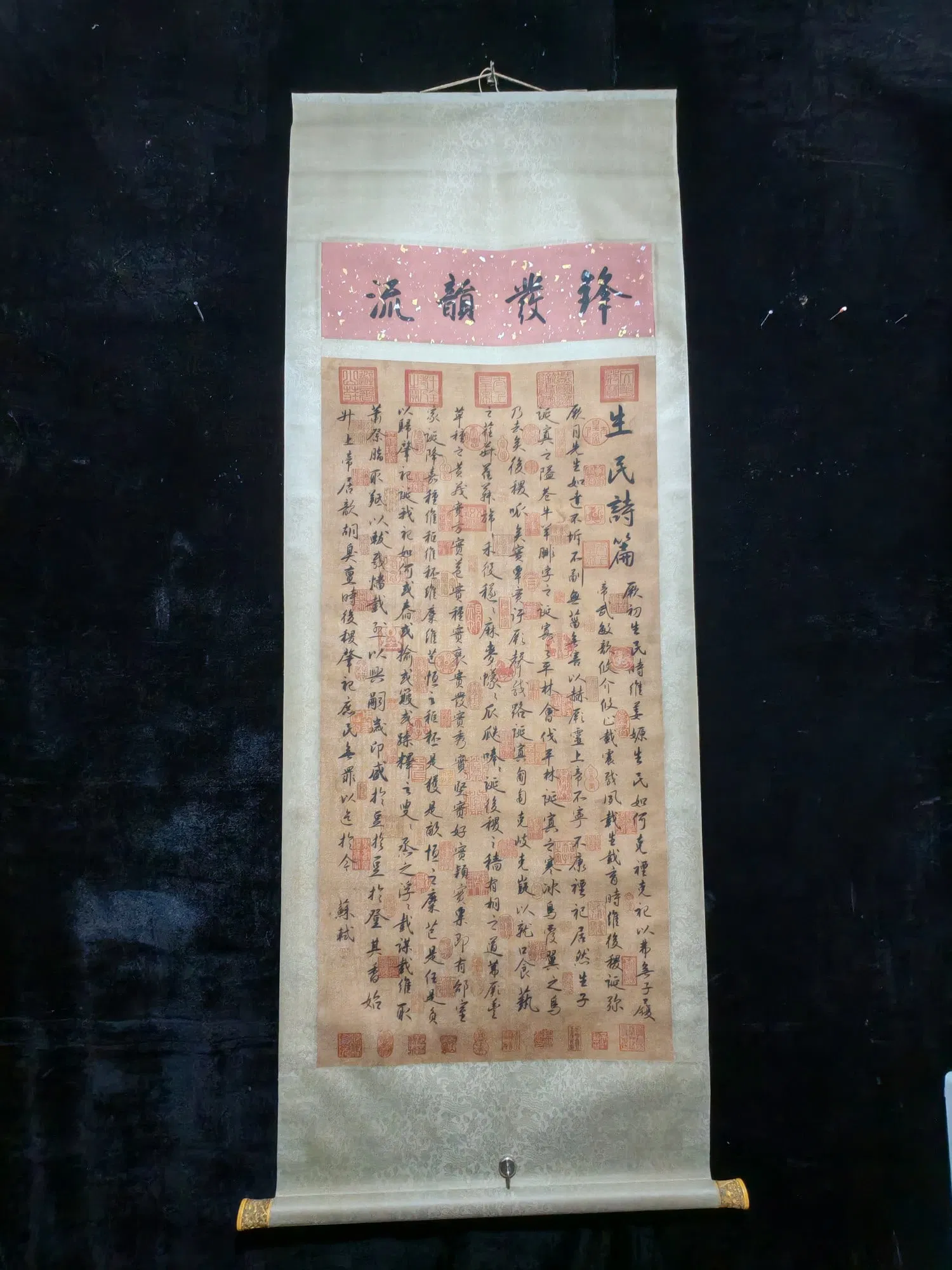 Su Shi's fine calligraphy