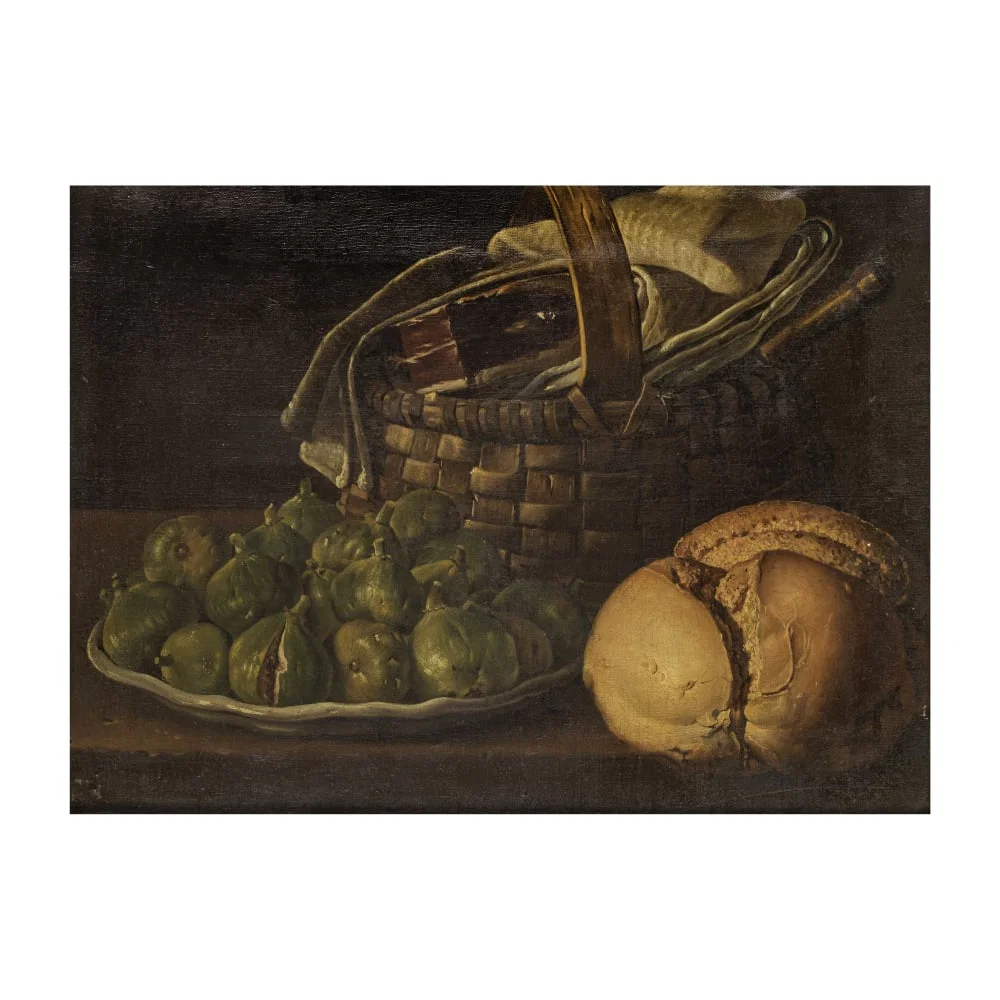 Suiveur de Luis Egidio Meléndez (Naples 1716-1780 Madrid) Nature morte aux figues