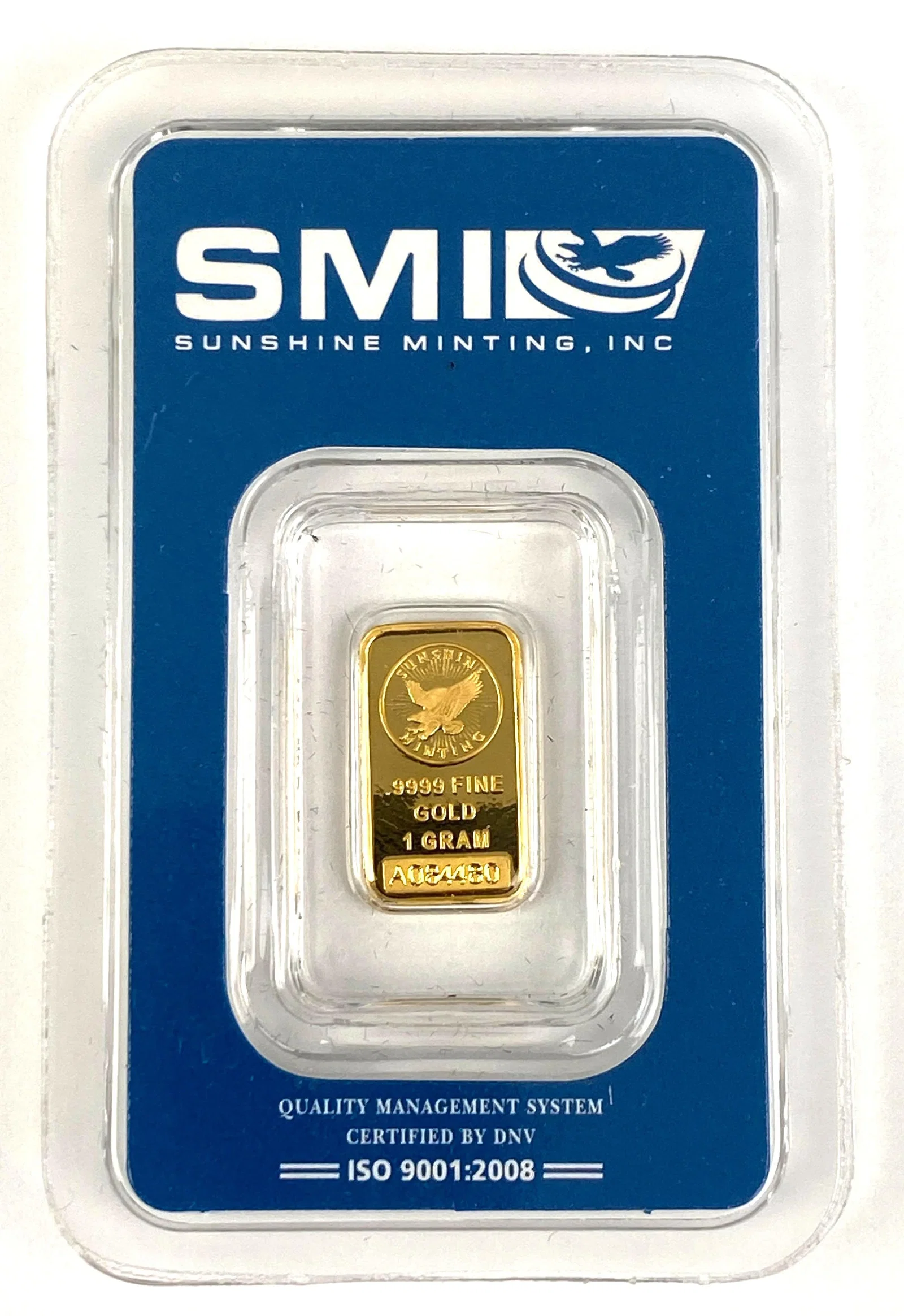 Sunshine Minting 1g .9999 Fine Gold Ingot/Bar