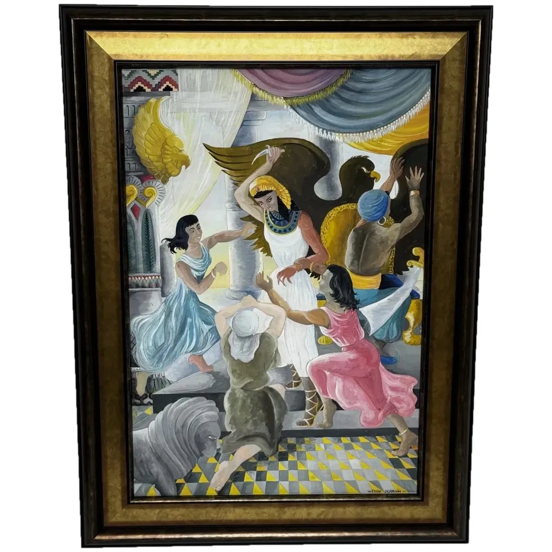 SURREALISM PAINTING DEATH OF CLEOPATRA