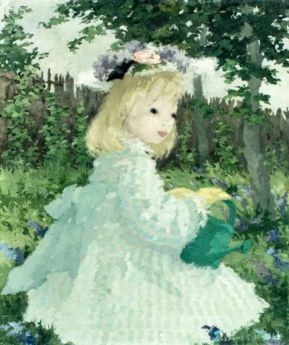 Suzanne Eisendieck (Germany,Poland,1908-1998) oil painting