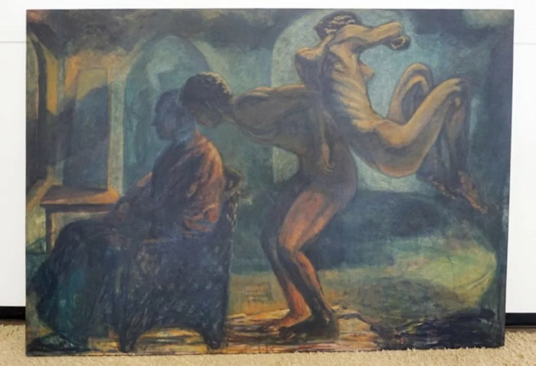 SYMBOLIST OIL PAINTING