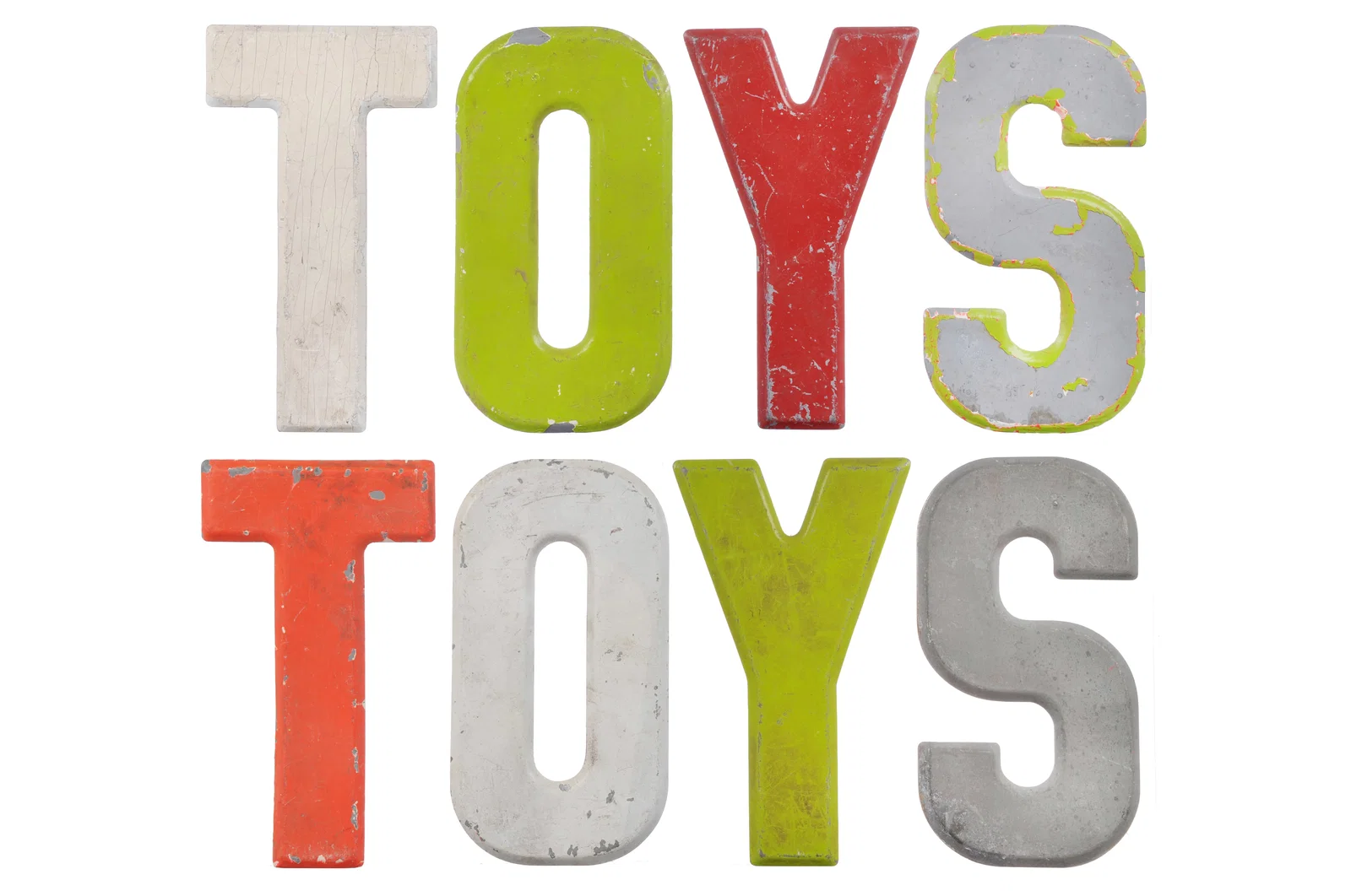 T-O-Y-S Marque Advertising Letters