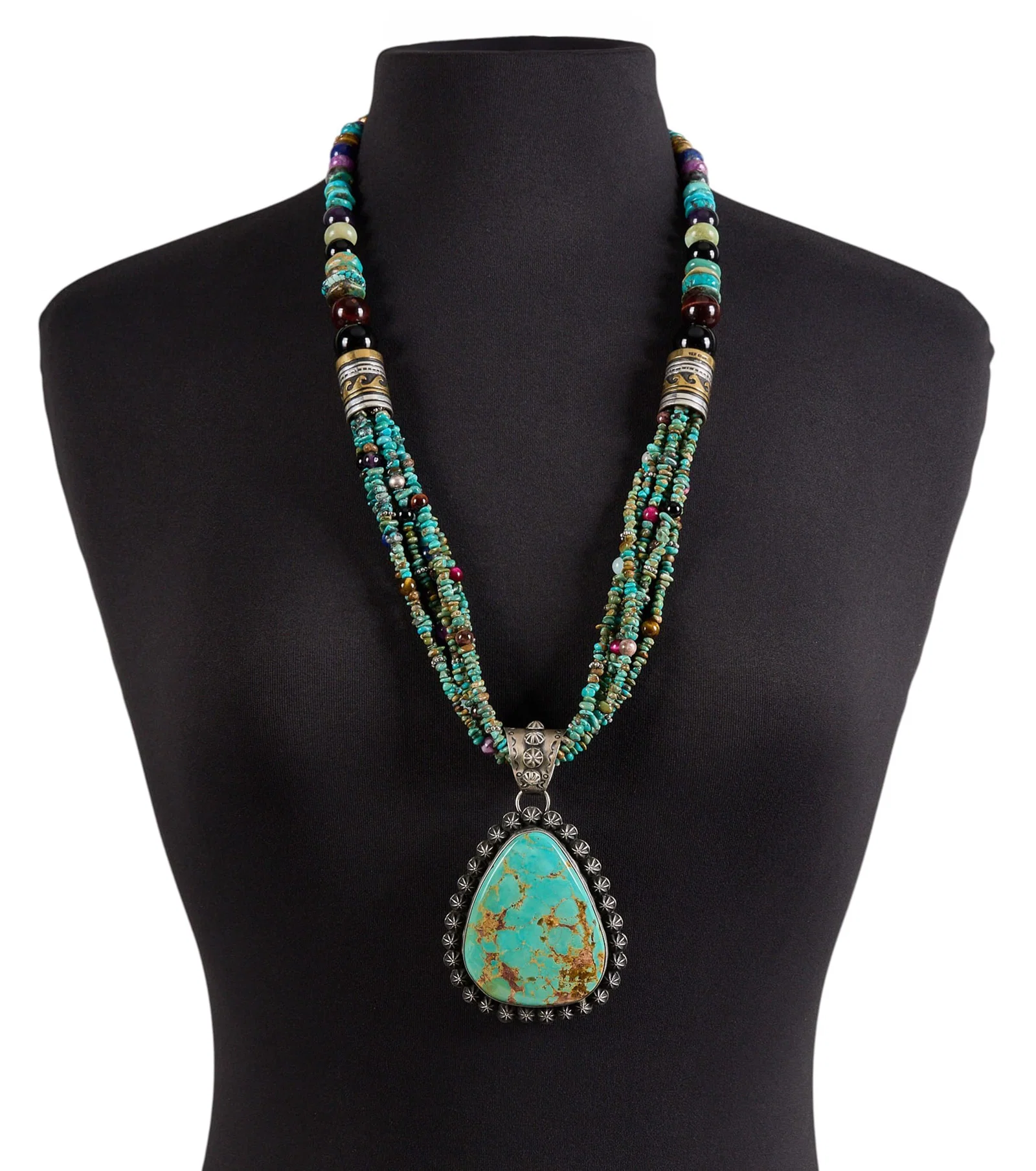 T. Singer & Brit West Beaded Multi-Stone Necklace