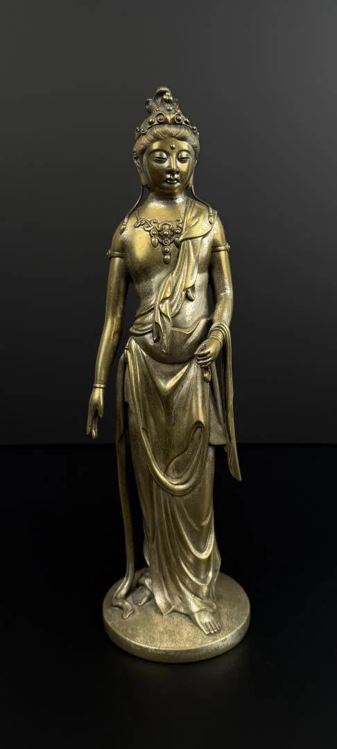 Takamura Koun Bronze Figure of Kannon