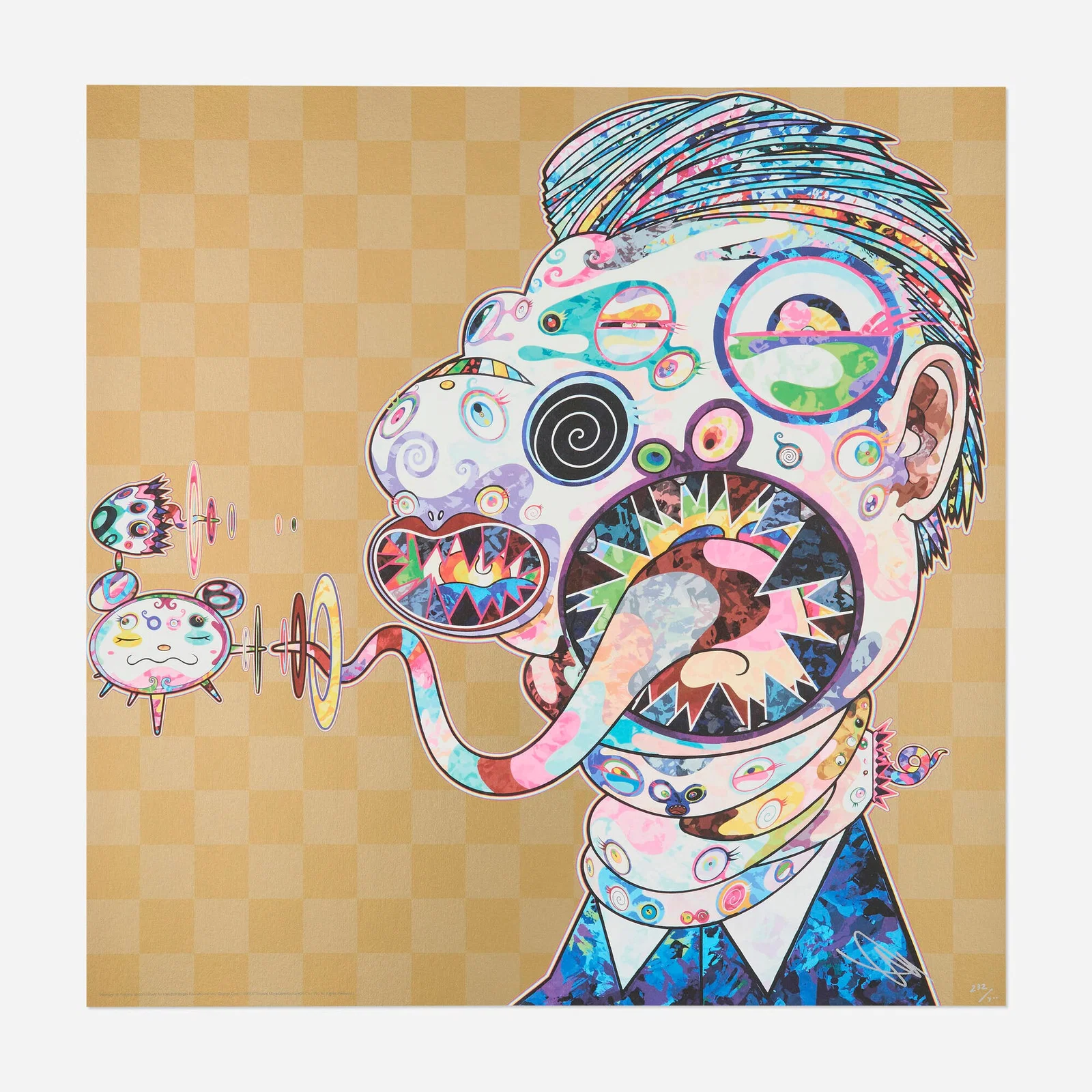 Takashi Murakami, Homage to Francis Bacon (Study for Head of George Dyer)