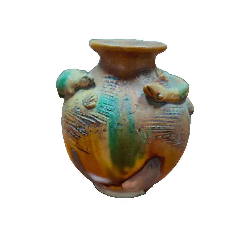 Tang Dynasty tri-color jar