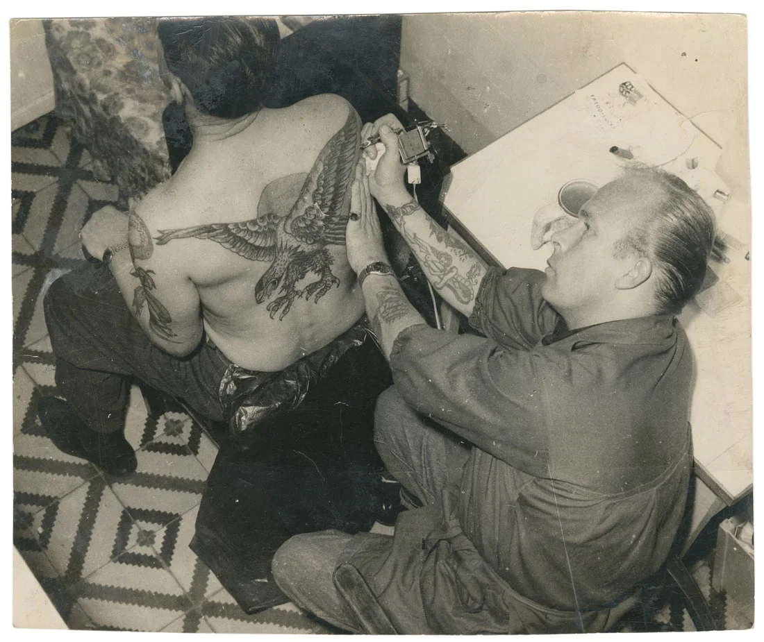 Tattoo Lucky photograph. Circa 1960.