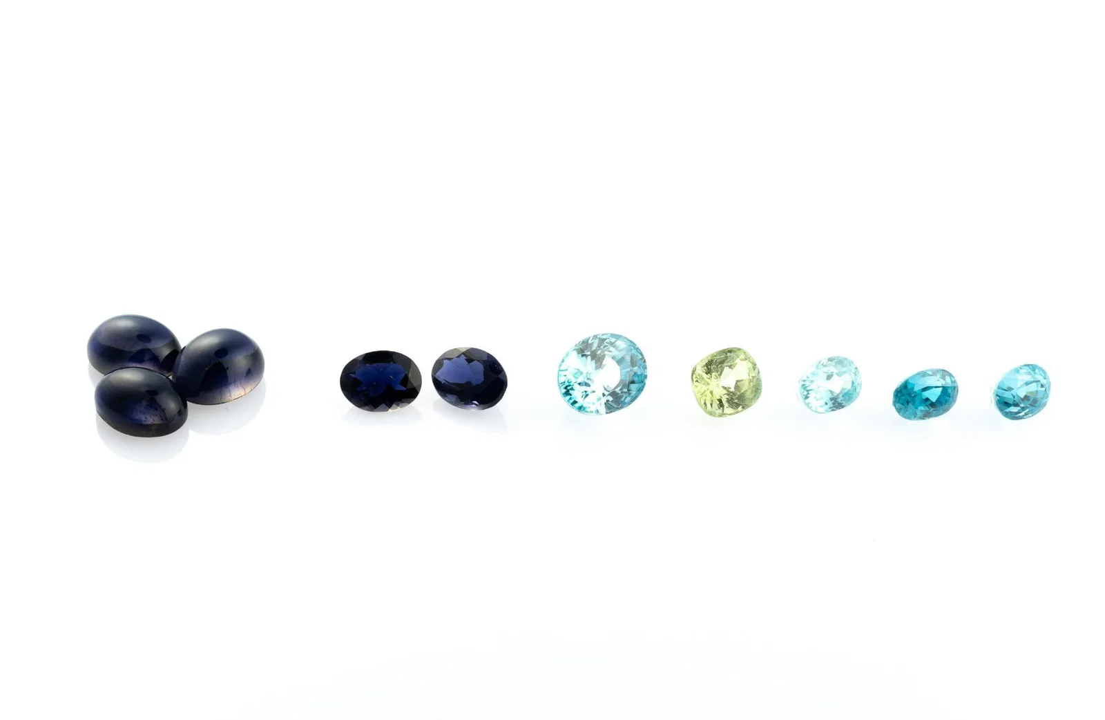 Ten Gemstones incl Iolite