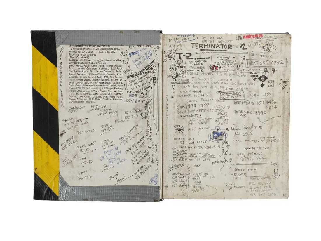 TERMINATOR 2: JUDGMENT DAY (1991) - Set Designer Notebook