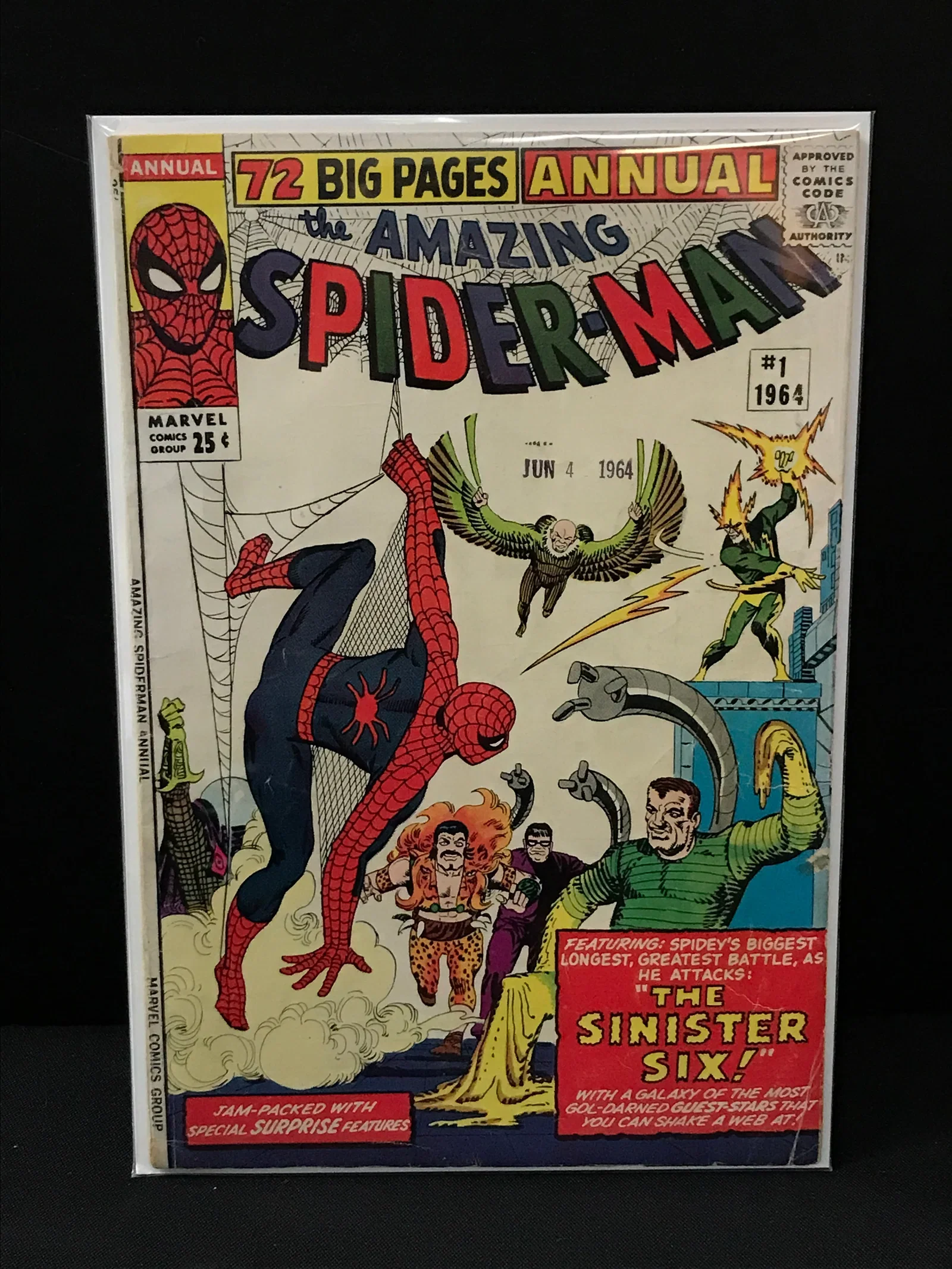 THE AMAZING SPIDERMAN ANNUAL #1 (1964) - MARVEL COMICS