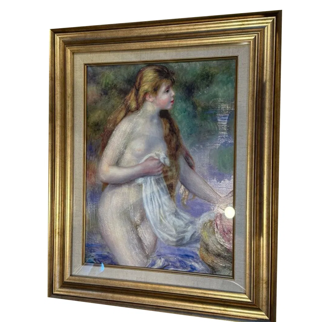 The Bathing Woman with Long Hair - Reproduction Painting