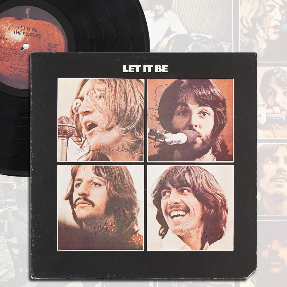 THE BEATLES FULLY SIGNED LP "LET IT BE" (U.S. PRESSING)
