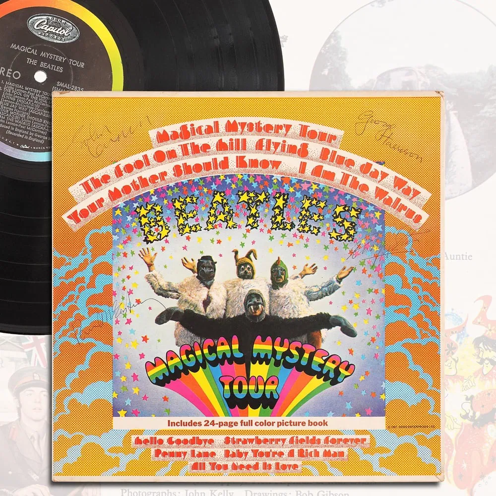 THE BEATLES FULLY SIGNED "MAGICAL MYSTERY TOUR" LP