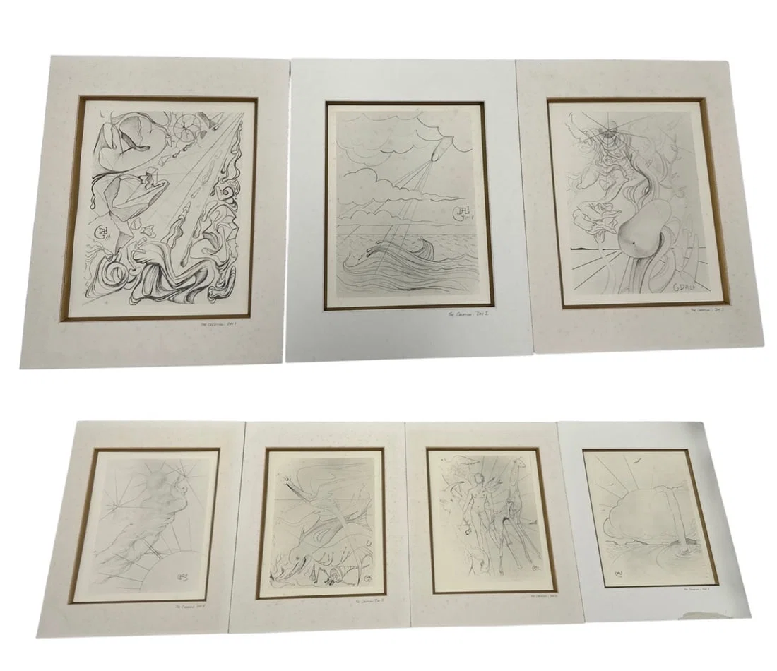 “The Creation: Days 1–7?? Salvador Dalí (Spanish, 1904–1989) Creation Suite Etchings
