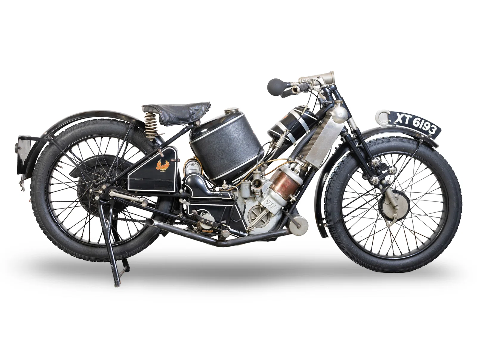 The David Plant Collection, 1924 Scott 596cc Squirrel Frame no. 373 Engine no. Y7199