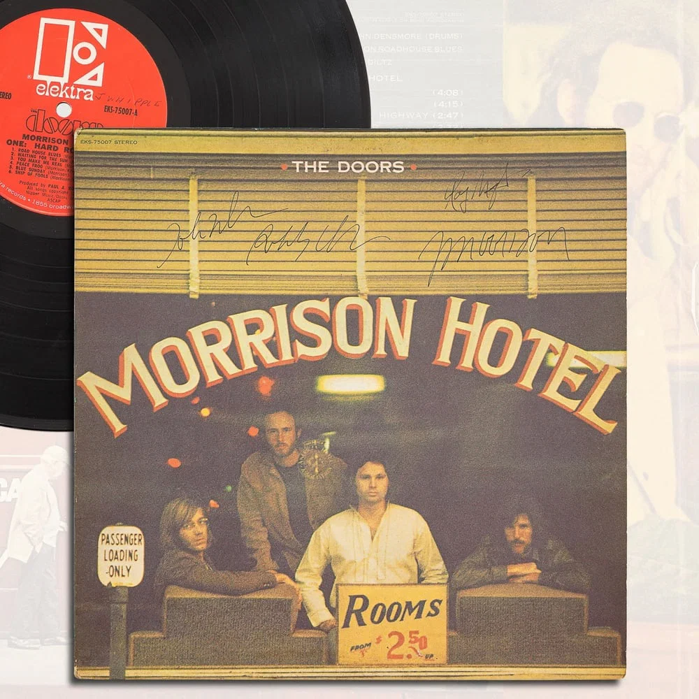 THE DOORS FULLY SIGNED "MORRISON HOTEL" LP