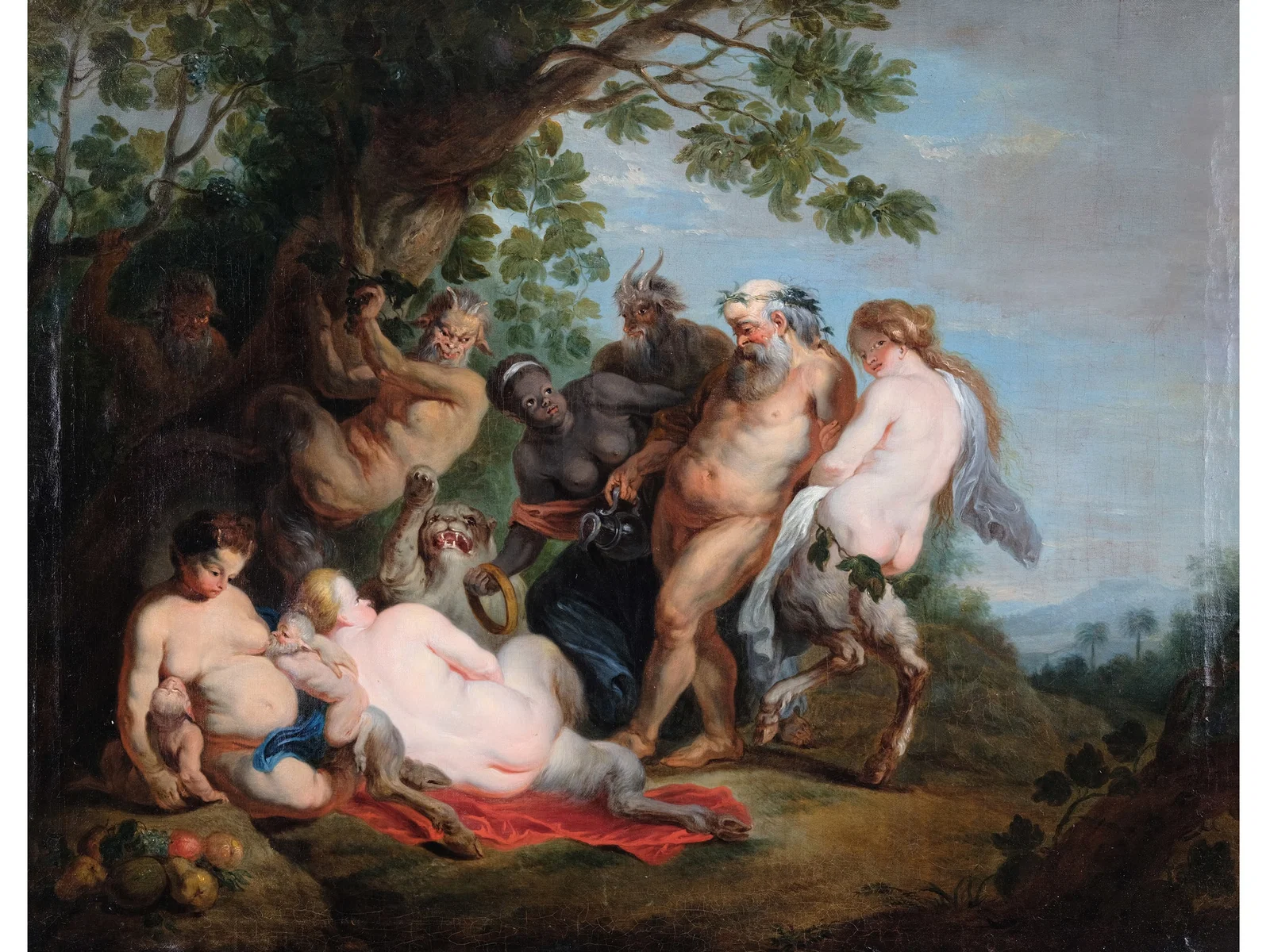 THE DRUNKEN BACCHUS, COPY AFTER PETER PAUL RUBENS